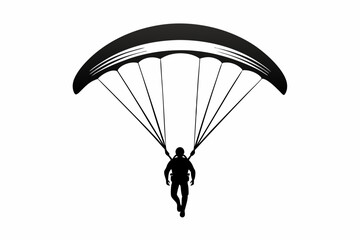paraglider silhouette