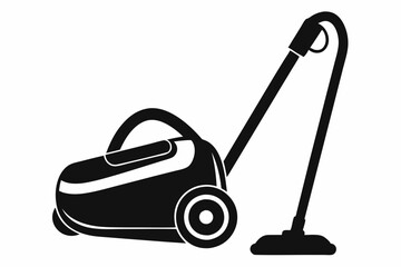 vacuum cleaner line art silhouette vector illustration