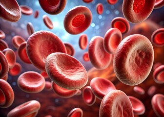 Fototapeta premium Anemia Illustration - Blood Disorder and Iron Deficiency Concept