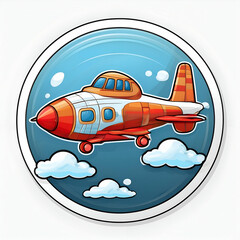 cartoon air. sticker vector. on an white background 