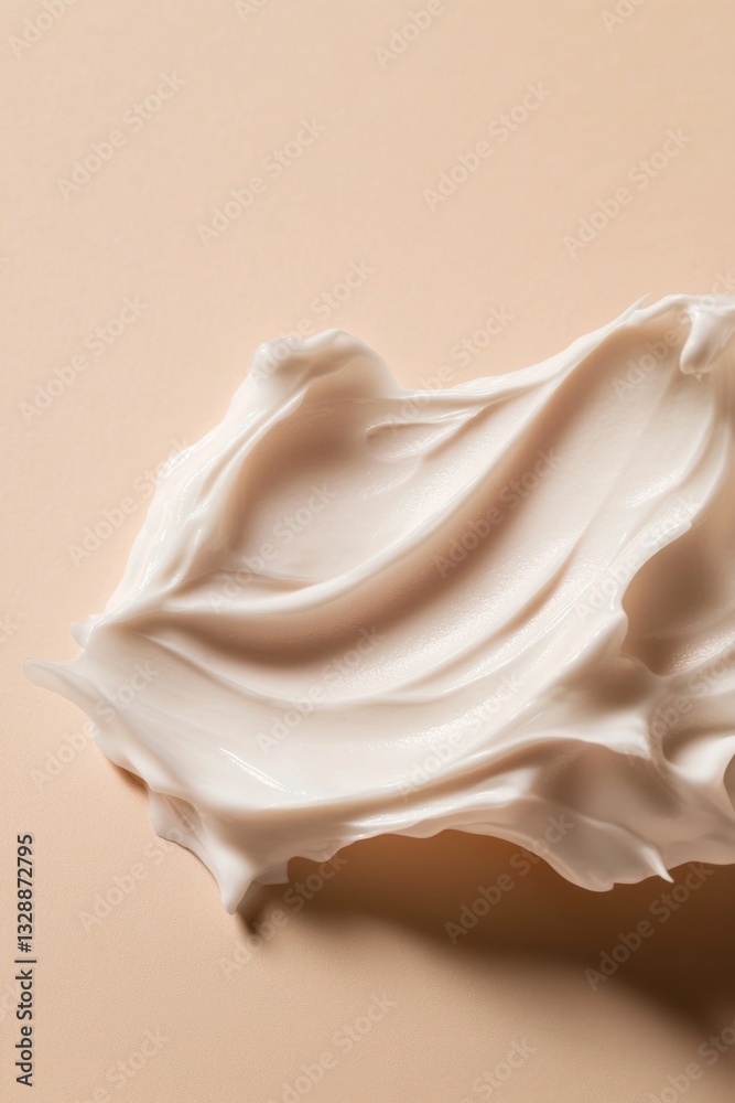 Poster a close-up shot of a white object sitting on a table