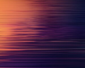 A dramatic sunset over water gradient background. Featuring rich golds, deep purples, and dark blues