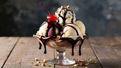 Most delicious ice cream sundae in the world.