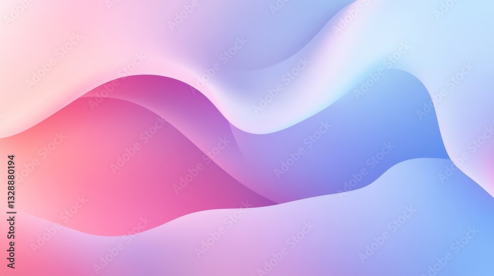 Fototapete A minimalist abstract background with subtle gradients and soft pastels, offering a clean and sophisticated design suitable for professional use.