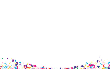 Cheerful Polka Flying Vector White Background.