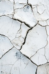 Obraz premium A close-up view of a crack in the earth's surface, with dirt and rocks visible