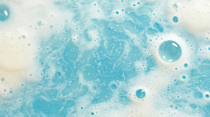 Bubbles and liquid texture create soothing abstract background