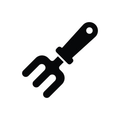 rake icon vector design template simple and clean