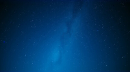 Fototapeta premium blue night sky milky way and star on dark background with noise and grain, Created with generative AI.