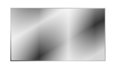 Clear, shiny acrylic sheet. Transparent plastic panel. Realistic glare and reflection on a see-through surface. Ideal for showcasing objects or designs. 16:9. PNG