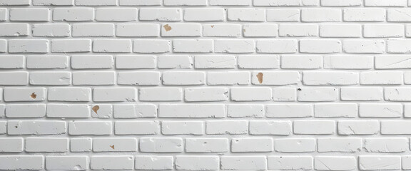 Fototapeta premium White brick wall pattern urban setting texture photography indoor space close-up view minimalistic concept