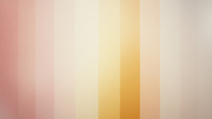 Fototapeta premium Soft pastel stripes in shades of pink, yellow, and cream create calming background