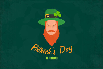 Patrick's day colorful background