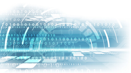 Fototapeta premium abstract future technology background concept of big data and digital transformation