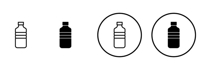 Bottle icon vector. bottle sign and symbol