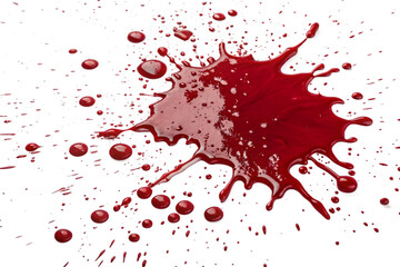 Blood drops cut out transparent background