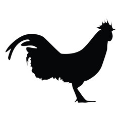 roaster silhouette icon transparent background