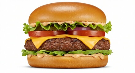 Delicious and big fresh tasty burger