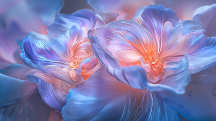 ultra-detailed, hyperrealistic flowers