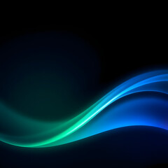 A mesmerizing dark blue-green-black abstract background with a subtle grainy texture.
