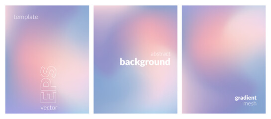 Abstract liquid background layout. Soft color blend. Blurred fluid effect. Gradient mesh. Mockup modern design template for posters, ad banners, brochures, flyers, covers, websites. EPS vector image
