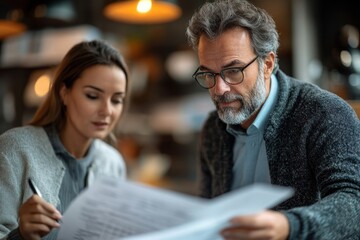 Financial expert explaining tax filing choices to a business owner.