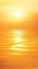 A luxurious golden sunset gradient background. Featuring deep oranges, glowing yellows, and soft pinks