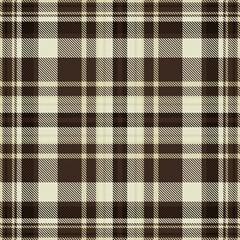 Classic brown and beige plaid pattern.  Perfect for textile design, wallpaper, or autumnal themed projects.