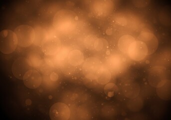 A warm, hazy background with a bokeh effect, creating a soft, dreamy atmosphere.