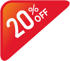 20% Discount Tag
