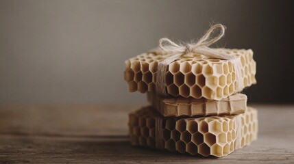 Rustic Eco-Friendly Honeycomb Handmade Craft Embrace Nature