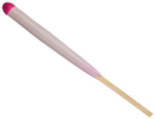 Waterproof matches for hunting and tourism isolated on a transparent background. Completely in focus. Full depth of field. PNG.