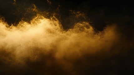 Fototapeta premium orange glowing clouds