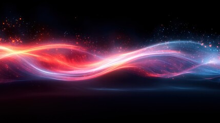 Obraz premium Abstract energy waves