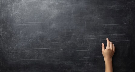 Blank Blackboard Texture Background
