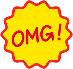 OMG Speech Bubble Icon 