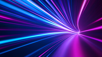 3D abstract glowing ray poster, abstract KV main visual business PPT background