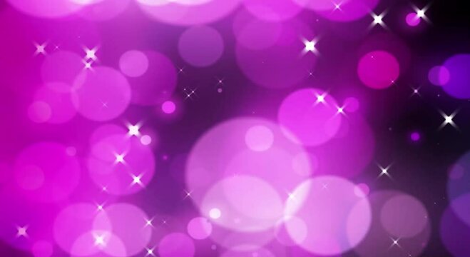 Anima&ccedil;&atilde;o de fundo em looping de part&iacute;culas circulares rosa-p&uacute;rpura e luzes de pontos rosa cintilantes; atmosfera fofa, rom&acirc;ntica e encantadora. Anima&ccedil;&atilde;o de part&iacute;culas fluindo da esquerda para a direit