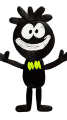 Naklejka premium funny cartoon zombie
