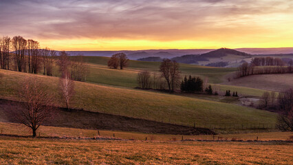 Fototapeta premium Evening walk - Abendspaziergang