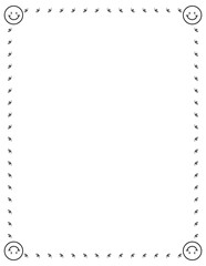 decorative borders, frame templates, and hand-drawn