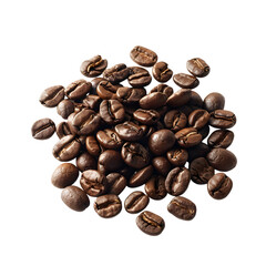 coffe bean photo isolated on transparent background