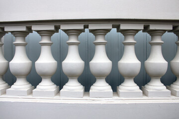Balustrade en pierre blanche 