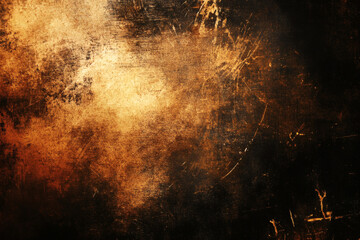 Dust and Scratches Texture Layer for Aged Photo Effect on Black Grunge Background