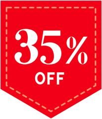35% Special Discount tag
