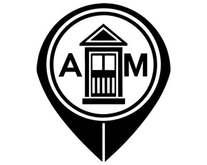 ATM Location Marker Icon - Cash Withdrawal & Banking Symbol