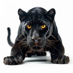 Majestic Black Panther Portrait