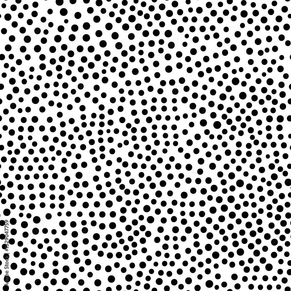 Poster Abstract Textured Stipple Pattern Varying Dot Density for Design Projects