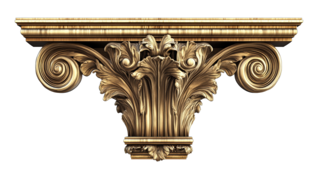 Intricate decorative architectural piece