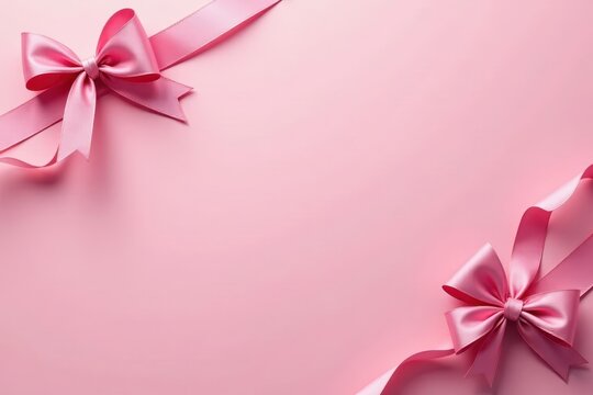 Fototapeta Subtle ribbon details on a soft pink wallpaper background , texture, soft, background